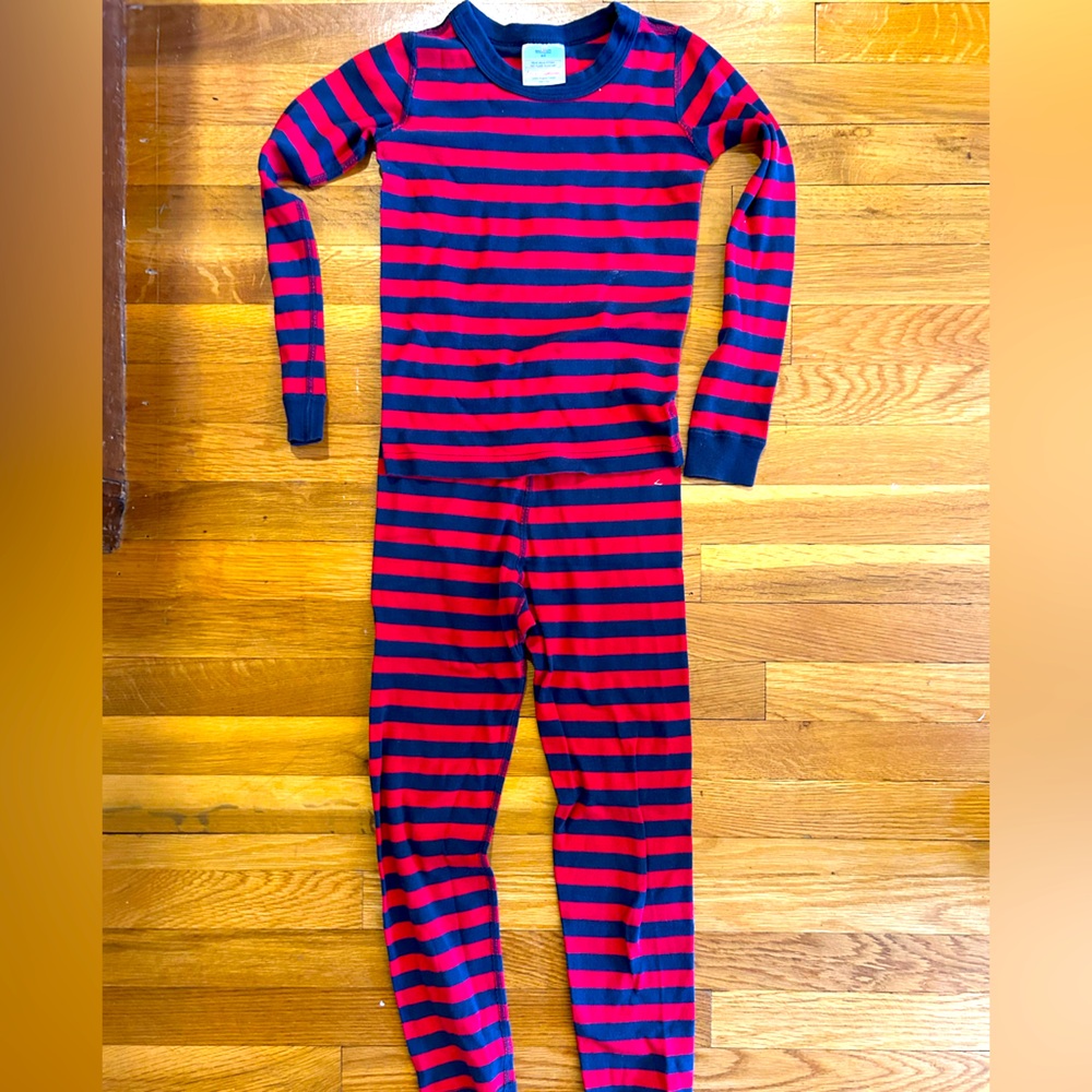 Hanna Andersson striped long sleeve pjs